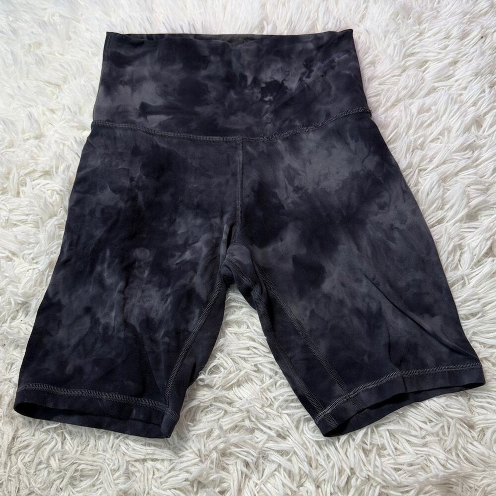 Lululemon Align Short 8" *Diamond Dye Diamond Dye Pitch Grey Graphite Grey